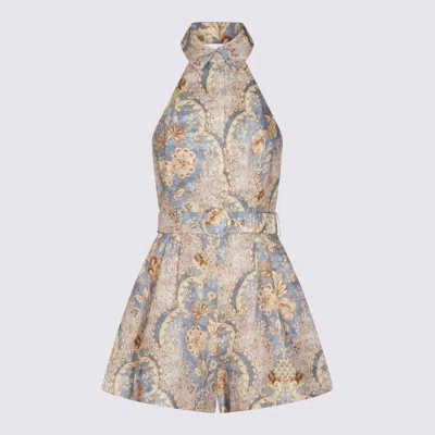 Zimmermann Maglie Damask Denim In Multi