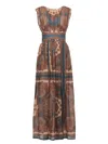 Zimmermann Mahon Waisted Maxi Dress With All-over Paisley Pattern In