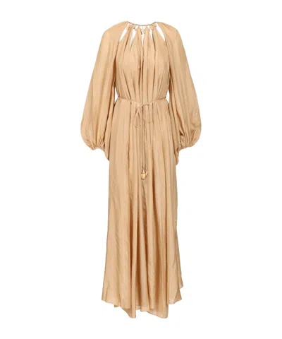 ZIMMERMANN ZIMMERMANN MAHON CHAIN-DETAIL MAXI DRESS
