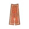 Zimmermann Womens Tangerine Paisley Mahon Relaxed Silk Trousers In Brown