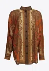 Zimmermann Mahon Printed Blouse In Multi
