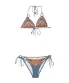 Zimmermann Mahon Triangle Bikini Set In Multi