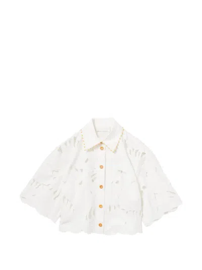 Zimmermann Mahon Shirt In White