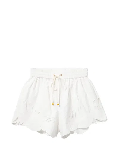 Zimmermann Mahon Shorts In White