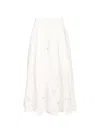 Zimmermann Mahon Skirt In White