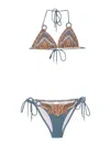 Zimmermann Mahon Triangle Bikini Set In Multi