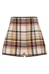 Zimmermann Multicolor Matchmaker Check Dance Shorts