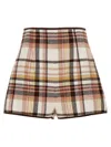 Zimmermann Multicolor Matchmaker Check Dance Shorts