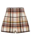 Zimmermann Multicolor Matchmaker Check Dance Shorts In Multi