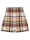 Zimmermann Multicolor Matchmaker Check Dance Shorts In Multicolor