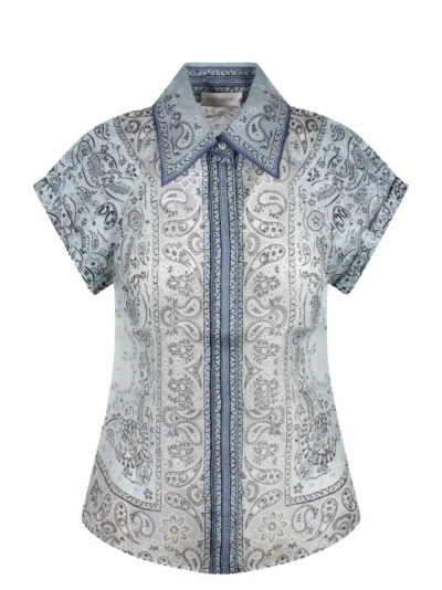 ZIMMERMANN MATCHMAKER FITTED BLOUSE