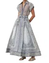 Zimmermann Matchmaker Printed Linen And Silk-blend Midi Skirt In Multi