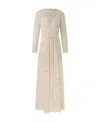 Zimmermann Matchmaker Lace Maxi Dress In Nude