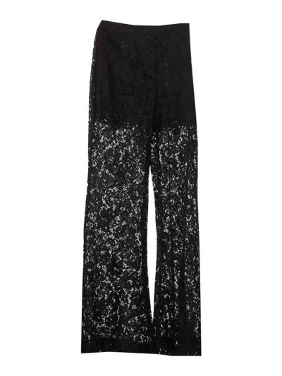 Zimmermann Matchmaker Guipure-lace Flared Trousers In Black