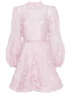 Zimmermann Matchmaker Lift Off Minidress In Pink