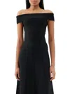 Zimmermann Matchmaker Off Shoulder Top In Black In Black