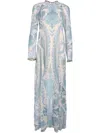 Zimmermann Illuminate Bead-embellished Paisley-print Crepe De Chine Maxi Dress