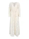 Zimmermann Matchmaker Lace Maxi Dress In White