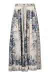 Zimmermann Maxi Skirt Wanderlust In Multi