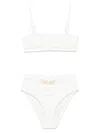 Zimmermann Maxine Bikini Set In 白色