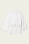 Zimmermann Maxine Crochet Trim Tunic In Ivory