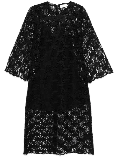 Zimmermann Maxine Midi Dress In 黑色