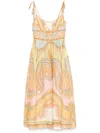 ZIMMERMANN MAXINE MIDI DRESS