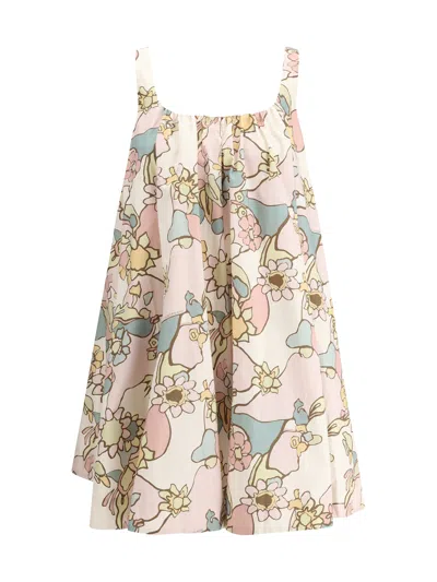 Zimmermann Maxine Mini Dress Pink Kaleidoscope Floral In Multi