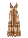 Zimmermann Maxine Ramie Dress In Neutral