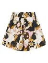 Zimmermann Maxine Relaxed Short Kaleidoscope Floral In Brown