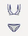 Zimmermann Maxine Crochet Frill Bikini In White