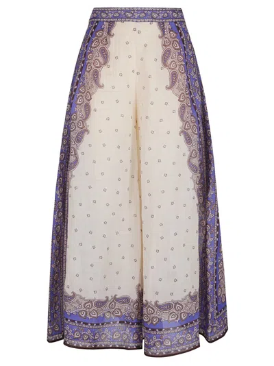 Zimmermann Maxine Wide Leg Cropped Pant