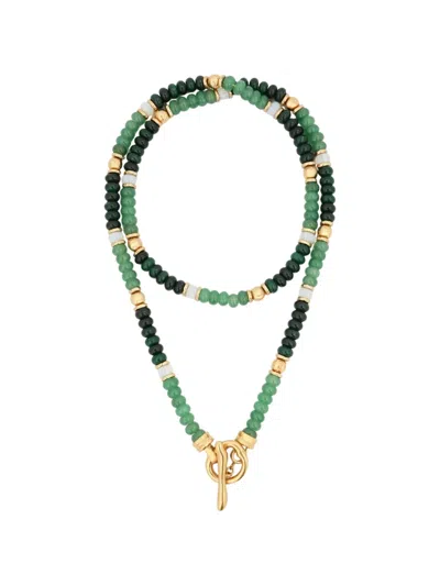 Zimmermann Mellow Stone T-bar Necklace In Gold