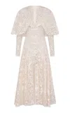 Zimmermann Memento Bird Lace Dress In Ivory