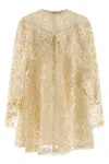 Zimmermann Memento Bird Lace Mini Dresses Beige In Sand