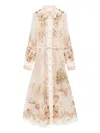 Zimmermann Memento Buttoned Midi Dress