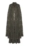 Zimmermann Memento Lace Cape In Olive