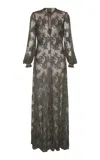 Zimmermann Memento Lace Maxi Dress In Olive