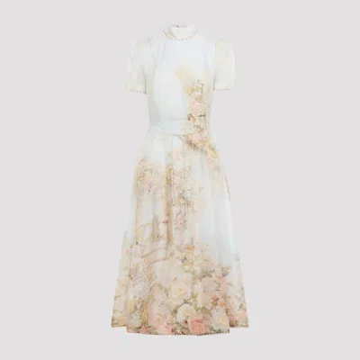 ZIMMERMANN MEMENTO PICNIC MIDI DRESS