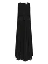 Zimmermann Memento Pleated Gown In Black