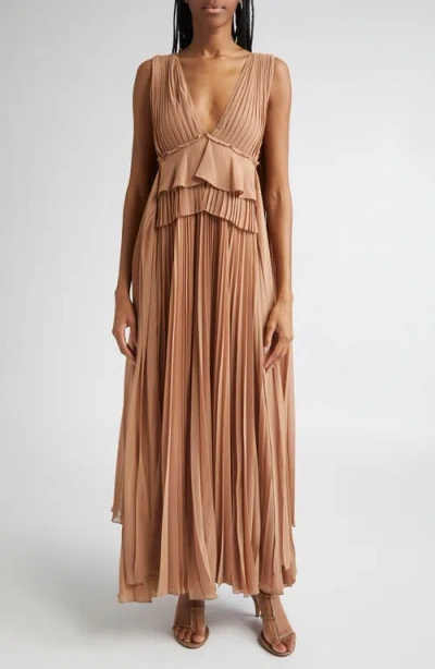 ZIMMERMANN ZIMMERMANN MEMENTO PLEATED GOWN