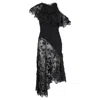 Zimmermann Mercer Bird Maxi Dress In Black Silk In Black