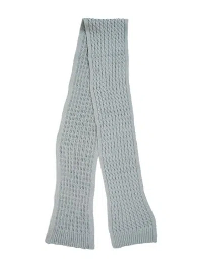 Pre-owned Zimmermann Merino Wool Scarf In Blue