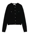 Zimmermann Illustration Pointelle Cardigan In Black