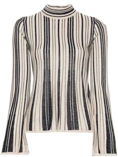 ZIMMERMANN METALLIC KNIT TOP