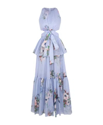 Zimmermann Everley Maxi Dress In Multicolor
