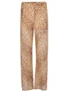 Zimmermann Mid-rise Tan Leopard Cotton Cascadian Bias Pants