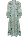 ZIMMERMANN ZIMMERMANN MIDI DRESS OTTIE PLUNGE CLOTHING