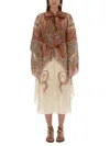 Zimmermann Paisley Ramie Rhiannon Midi Dress In Multi