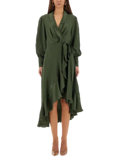 ZIMMERMANN MIDI DRESS "WRAP"